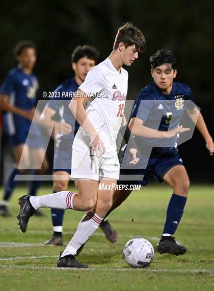 Thumbnail 1 in Teurlings Catholic @ Holy Cross (Div. II Regional Playoff) photogallery.
