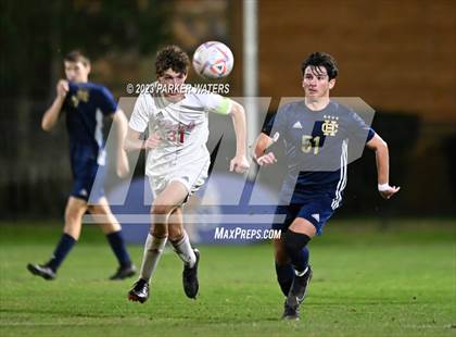 Thumbnail 1 in Teurlings Catholic @ Holy Cross (Div. II Regional Playoff) photogallery.