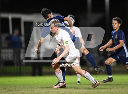 Thumbnail 2 in Teurlings Catholic @ Holy Cross (Div. II Regional Playoff) photogallery.