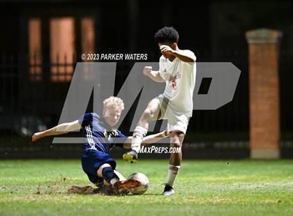 Thumbnail 1 in Teurlings Catholic @ Holy Cross (Div. II Regional Playoff) photogallery.
