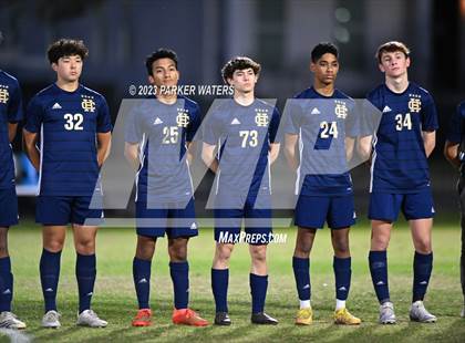 Thumbnail 2 in Teurlings Catholic @ Holy Cross (Div. II Regional Playoff) photogallery.