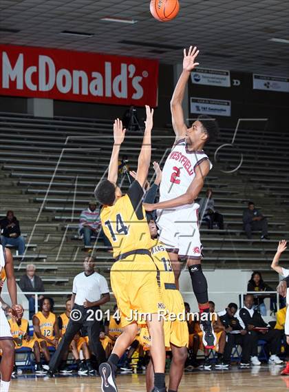 Thumbnail 2 in Fort Bend Marshall vs. Westfield (McDonald's Texas Invitational) photogallery.