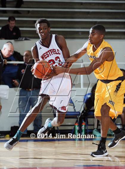 Thumbnail 2 in Fort Bend Marshall vs. Westfield (McDonald's Texas Invitational) photogallery.