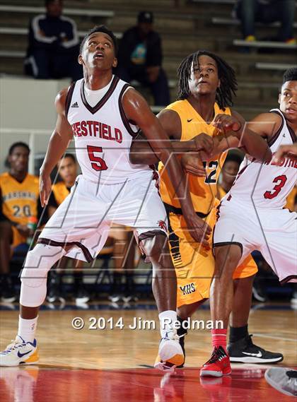Thumbnail 2 in Fort Bend Marshall vs. Westfield (McDonald's Texas Invitational) photogallery.