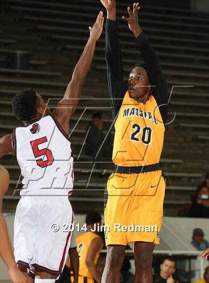 Thumbnail 3 in Fort Bend Marshall vs. Westfield (McDonald's Texas Invitational) photogallery.