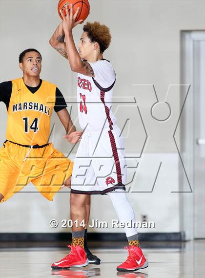Thumbnail 3 in Fort Bend Marshall vs. Westfield (McDonald's Texas Invitational) photogallery.