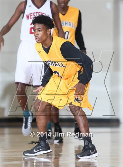 Thumbnail 3 in Fort Bend Marshall vs. Westfield (McDonald's Texas Invitational) photogallery.