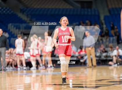 Thumbnail 3 in Holliday vs Columbus (UIL 3A Basketball Semifinal) photogallery.