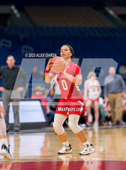 Thumbnail 2 in Holliday vs Columbus (UIL 3A Basketball Semifinal) photogallery.