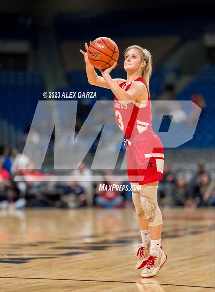 Thumbnail 1 in Holliday vs Columbus (UIL 3A Basketball Semifinal) photogallery.