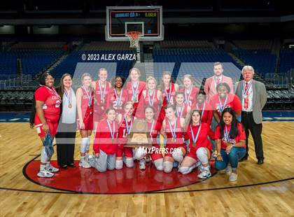 Thumbnail 2 in Holliday vs Columbus (UIL 3A Basketball Semifinal) photogallery.