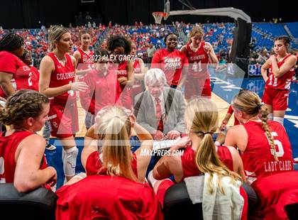 Thumbnail 2 in Holliday vs Columbus (UIL 3A Basketball Semifinal) photogallery.