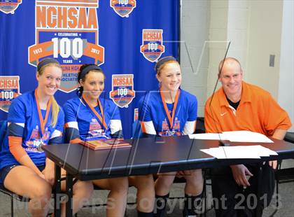 Thumbnail 3 in Starmount vs. Raleigh Charter (NCHSAA 1A Final) photogallery.