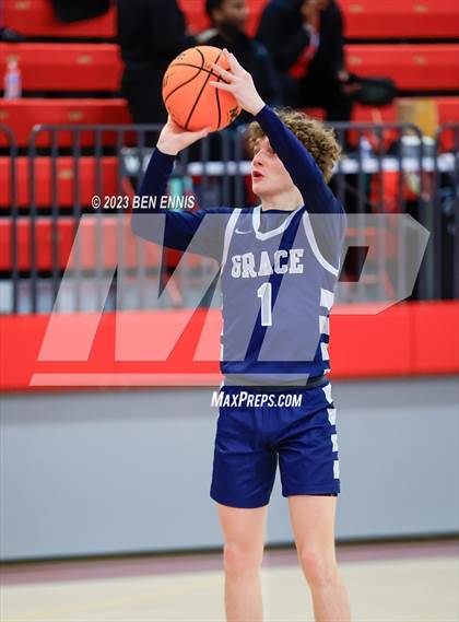 Thumbnail 3 in Grace Christian Academy vs. Creekside Christian Academy (War Eagles Classic) photogallery.