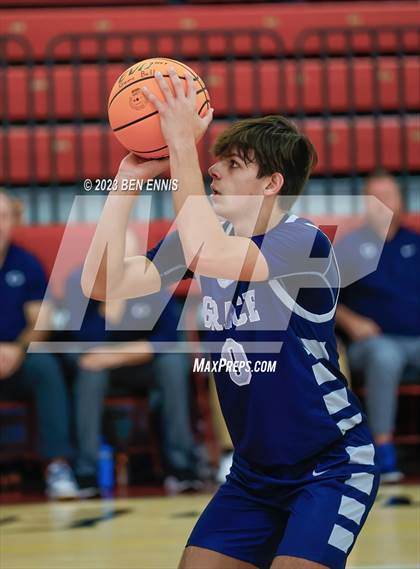 Thumbnail 1 in Grace Christian Academy vs. Creekside Christian Academy (War Eagles Classic) photogallery.