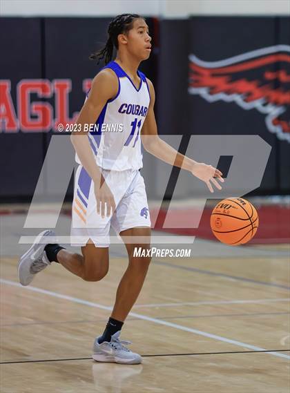 Thumbnail 3 in Grace Christian Academy vs. Creekside Christian Academy (War Eagles Classic) photogallery.