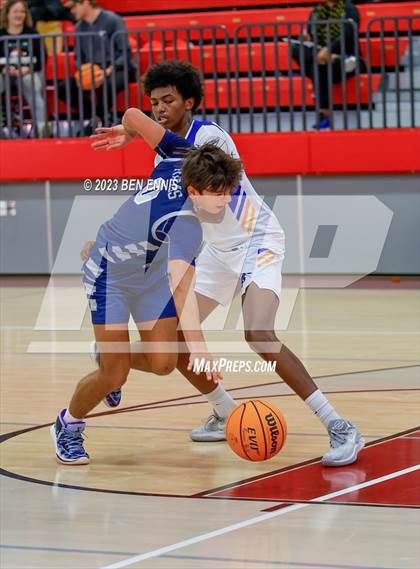 Thumbnail 2 in Grace Christian Academy vs. Creekside Christian Academy (War Eagles Classic) photogallery.
