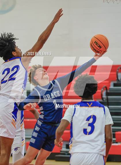 Thumbnail 3 in Grace Christian Academy vs. Creekside Christian Academy (War Eagles Classic) photogallery.