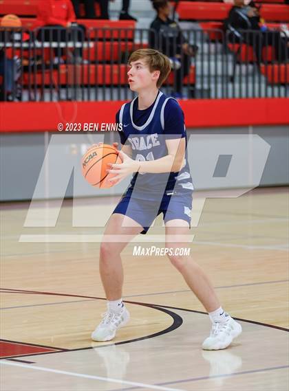 Thumbnail 2 in Grace Christian Academy vs. Creekside Christian Academy (War Eagles Classic) photogallery.