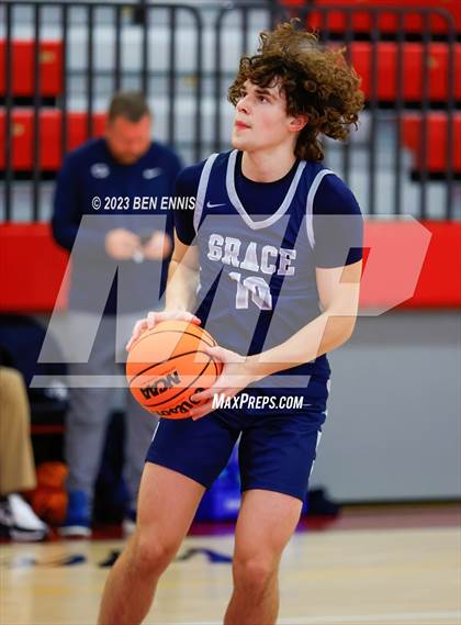 Thumbnail 1 in Grace Christian Academy vs. Creekside Christian Academy (War Eagles Classic) photogallery.