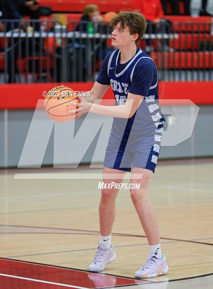 Thumbnail 3 in Grace Christian Academy vs. Creekside Christian Academy (War Eagles Classic) photogallery.
