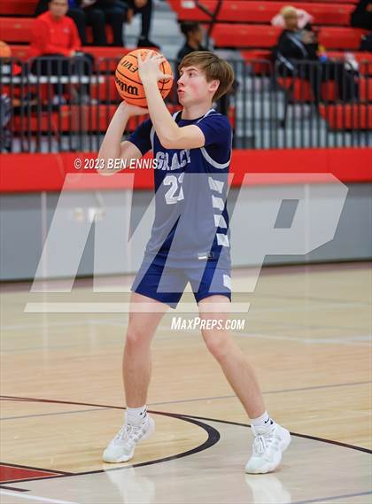 Thumbnail 3 in Grace Christian Academy vs. Creekside Christian Academy (War Eagles Classic) photogallery.