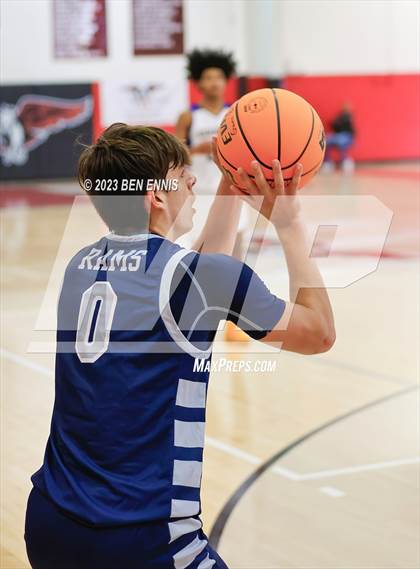 Thumbnail 1 in Grace Christian Academy vs. Creekside Christian Academy (War Eagles Classic) photogallery.