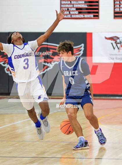 Thumbnail 3 in Grace Christian Academy vs. Creekside Christian Academy (War Eagles Classic) photogallery.
