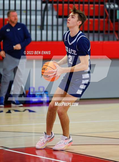 Thumbnail 1 in Grace Christian Academy vs. Creekside Christian Academy (War Eagles Classic) photogallery.