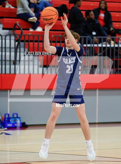 Thumbnail 1 in Grace Christian Academy vs. Creekside Christian Academy (War Eagles Classic) photogallery.