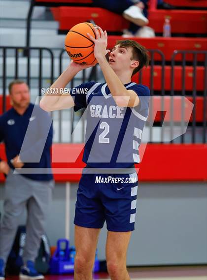 Thumbnail 2 in Grace Christian Academy vs. Creekside Christian Academy (War Eagles Classic) photogallery.