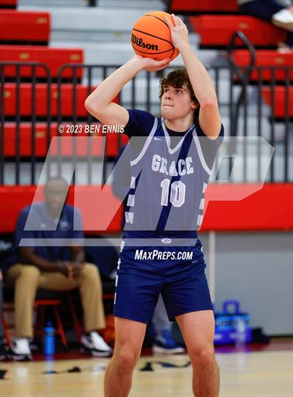 Thumbnail 1 in Grace Christian Academy vs. Creekside Christian Academy (War Eagles Classic) photogallery.