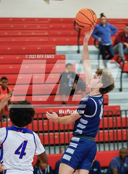 Thumbnail 2 in Grace Christian Academy vs. Creekside Christian Academy (War Eagles Classic) photogallery.