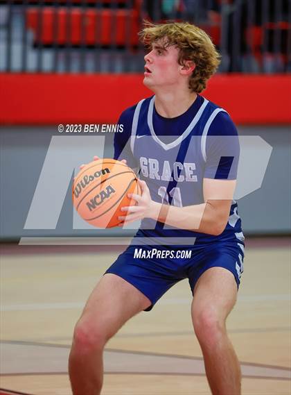 Thumbnail 3 in Grace Christian Academy vs. Creekside Christian Academy (War Eagles Classic) photogallery.