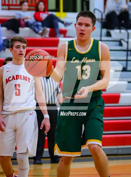 Thumbnail 2 in Los Alamos @ Albuquerque Academy (NMAA 5A 1st Round) photogallery.