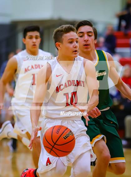 Thumbnail 1 in Los Alamos @ Albuquerque Academy (NMAA 5A 1st Round) photogallery.