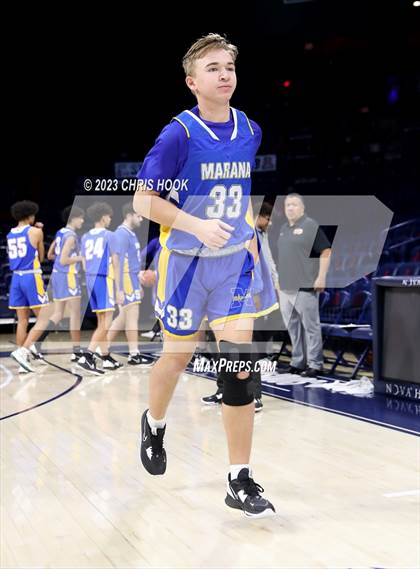 Thumbnail 2 in Marana vs Tucson High Magnet School (MLK Basketball Classic) photogallery.