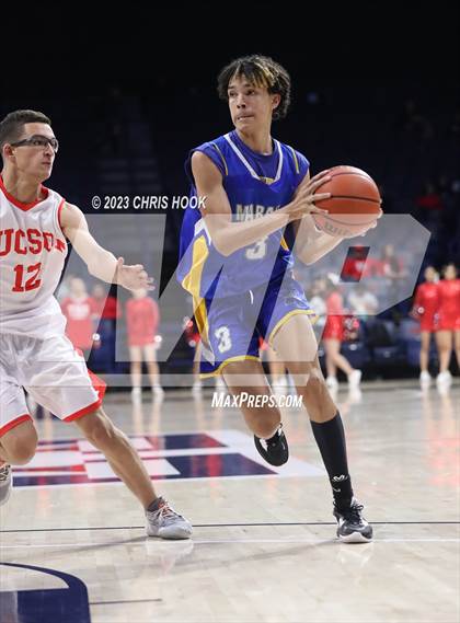 Thumbnail 3 in Marana vs Tucson High Magnet School (MLK Basketball Classic) photogallery.