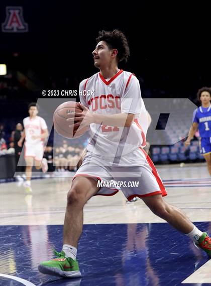 Thumbnail 3 in Marana vs Tucson High Magnet School (MLK Basketball Classic) photogallery.