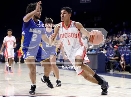 Thumbnail 1 in Marana vs Tucson High Magnet School (MLK Basketball Classic) photogallery.