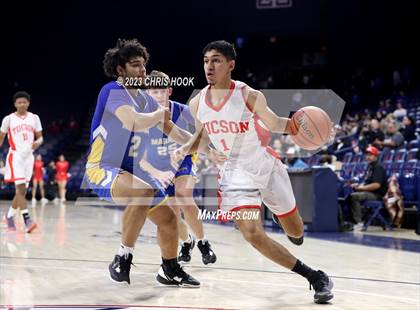 Thumbnail 3 in Marana vs Tucson High Magnet School (MLK Basketball Classic) photogallery.