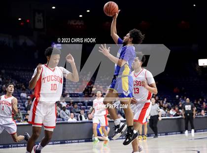 Thumbnail 2 in Marana vs Tucson High Magnet School (MLK Basketball Classic) photogallery.