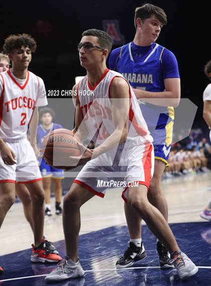 Thumbnail 3 in Marana vs Tucson High Magnet School (MLK Basketball Classic) photogallery.