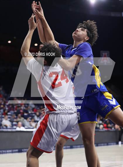 Thumbnail 2 in Marana vs Tucson High Magnet School (MLK Basketball Classic) photogallery.