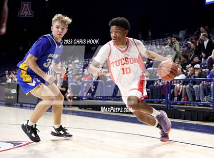 Thumbnail 1 in Marana vs Tucson High Magnet School (MLK Basketball Classic) photogallery.