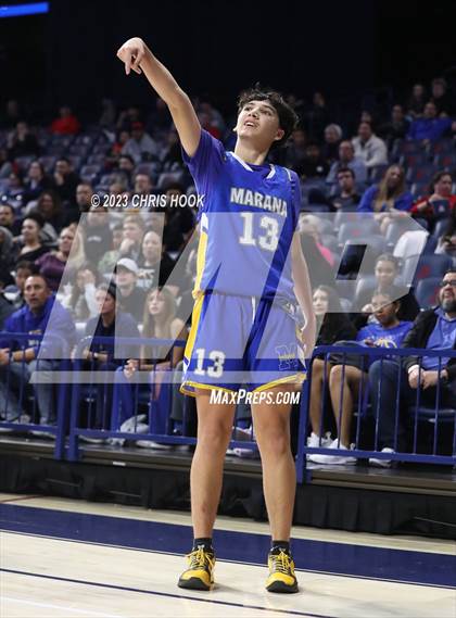 Thumbnail 1 in Marana vs Tucson High Magnet School (MLK Basketball Classic) photogallery.