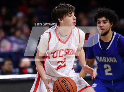 Thumbnail 3 in Marana vs Tucson High Magnet School (MLK Basketball Classic) photogallery.