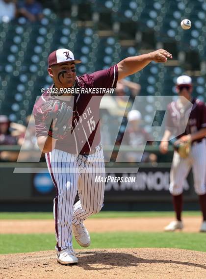 Thumbnail 3 in London vs. Wall (UIL 3A Baseball State Semifinal) photogallery.