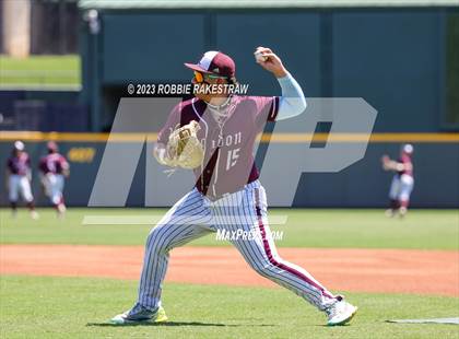 Thumbnail 1 in London vs. Wall (UIL 3A Baseball State Semifinal) photogallery.