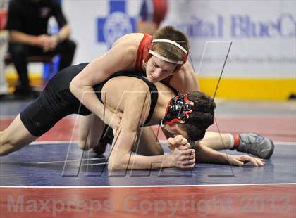 Thumbnail 3 in PIAA AA Wrestling Championships (Quarterfinals) photogallery.